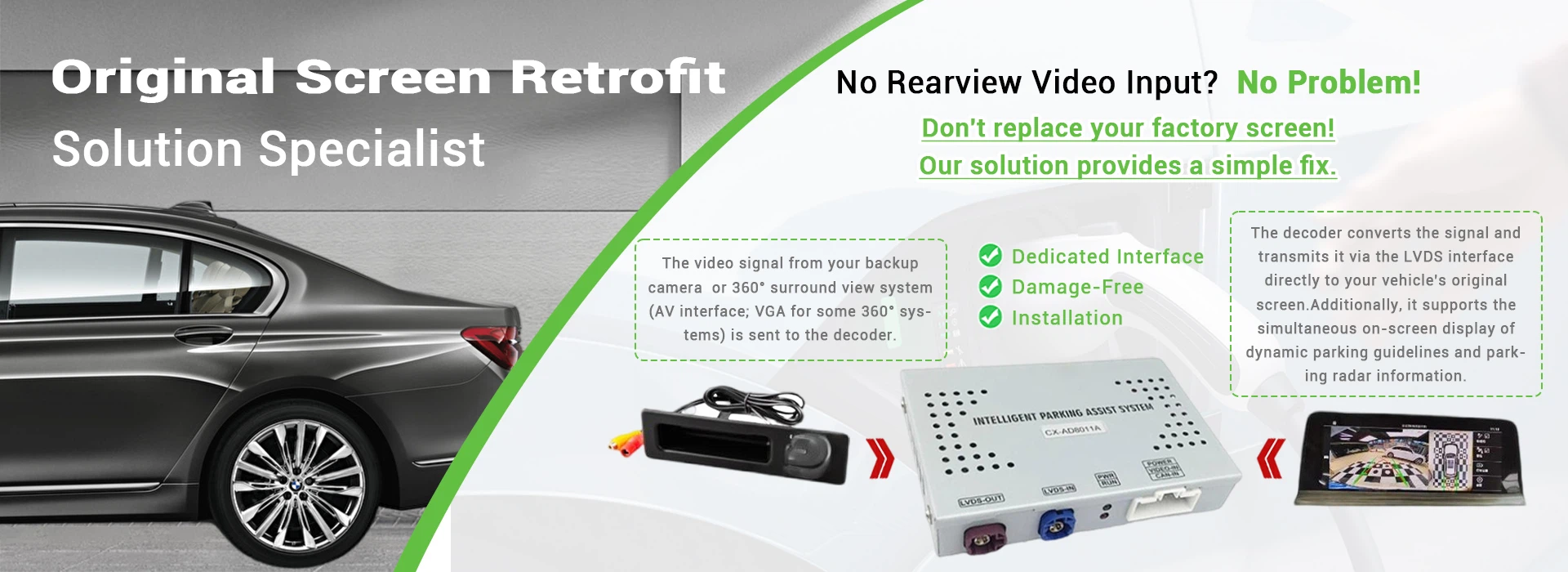 Original Screen Retrofit Solution Specialist